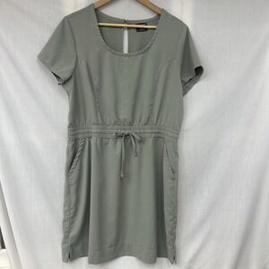 32 Degrees Cool Women's Large Knit Dress with Pockets and Drawstring Waist